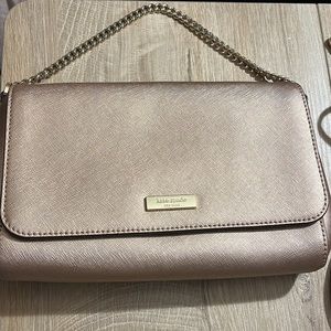 Like New Kate Spade Rose Gold Crossbody